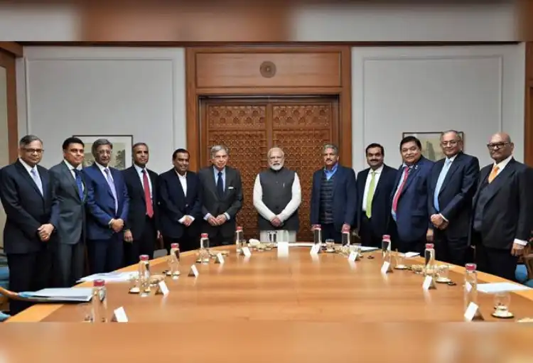 Modi Meeting With Indian Entrepreneurs